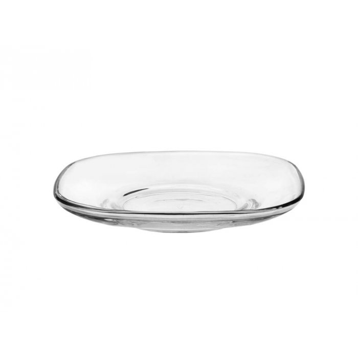 Spodek kwadratowy szklany 12,4 cm Glasmark