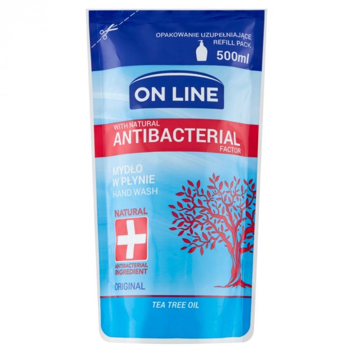 Mydło w płynie Antibacterial z czynnikiem antybakteryjnym On Line