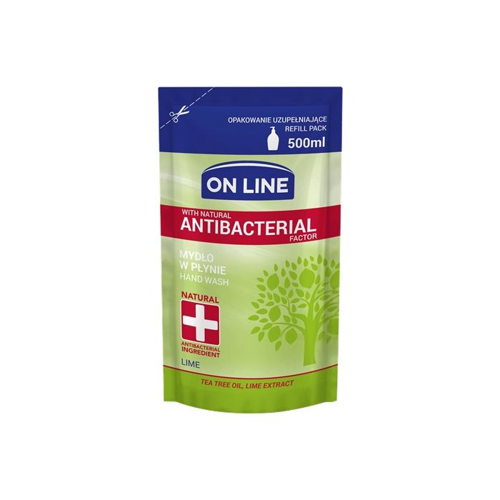 Mydło w płynie Antibacterial z czynnikiem Lime On Line