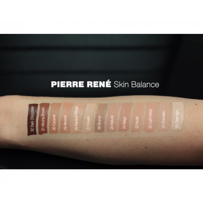 Podkład kryjący 18 Warm Ivory Skin Balance Pierre Rene