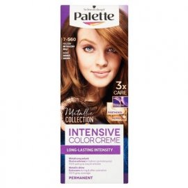 Palette Intensive Color Creme Hair Colorant 7-560 prażony metaliczny brąz