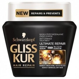 Gliss Kur Ultimate Repair Anti Damage Treatment regenerująca maska do włosów