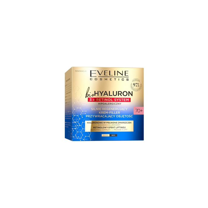 Eveline Biohyaluron 3xretinol krem-filler 70+ 50ml