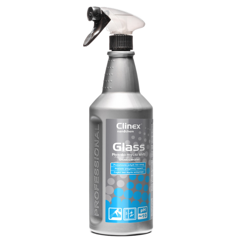 Płyn do mycia szyb luster szkła bez smug i zacieków CLINEX Glass 1L