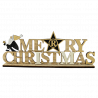 Drewniany napis "Merry Christmas"