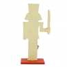 Drewniany Dziadek do orzechów 18,5 cm