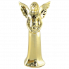 Ceramiczna figurka Anioł złoty