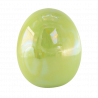 Figurka jajko ceramiczne zielone 15cm SACO