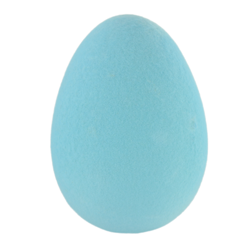 Figurka jajko niebieskie flokowane 16cm Paula