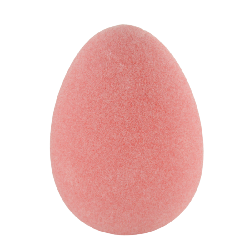 Figurka jajko różowe flokowane 16cm Paula
