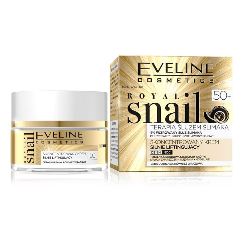 Eveline Royal Snail 50+ Liftingujący Krem Dzień/Noc 50ML