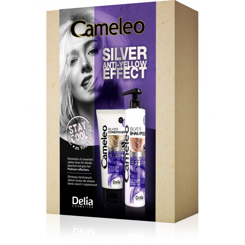 Zestaw Cameleo Silver - szampon 250 ml i odżywka do włosów blond 200ml
