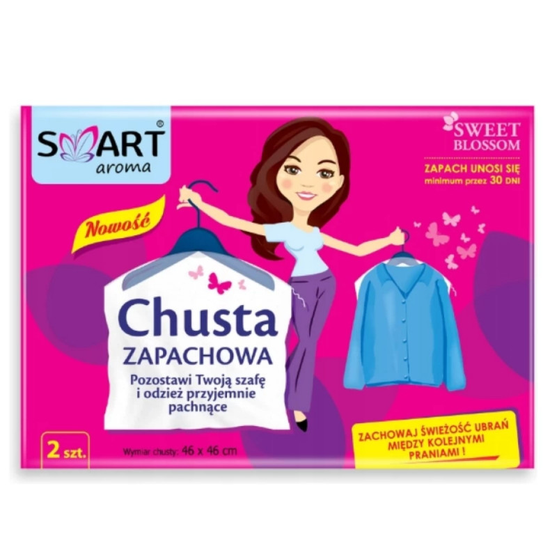 SMART AROMA chusta zapachowa 2 szt SWEET BLOSSOM