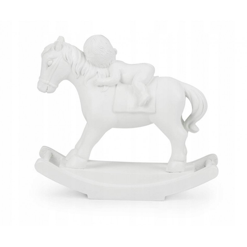 Figurka koń na biegunach z dzieckiem Mondex