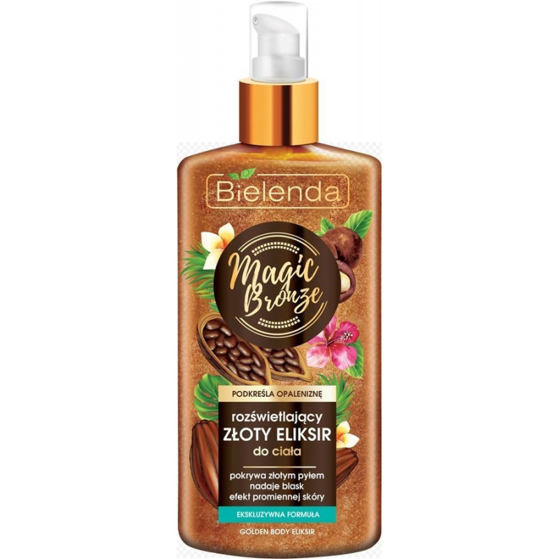 Bielenda Magic Bronze Rozświetlający Złoty Eliksir do ciała 150ml