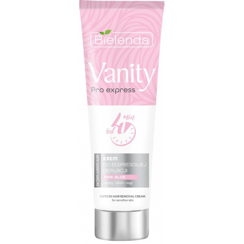 Bielenda Vanity Pro Express Krem do ekspresowej depilacji skóry Pink Aloe 75ml