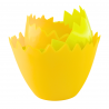Jajko żółte plastikowa doniczka 13cm Wielkanoc
