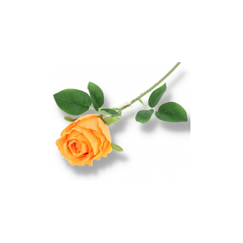 Gałązka róża pomarańczowa 50 cm