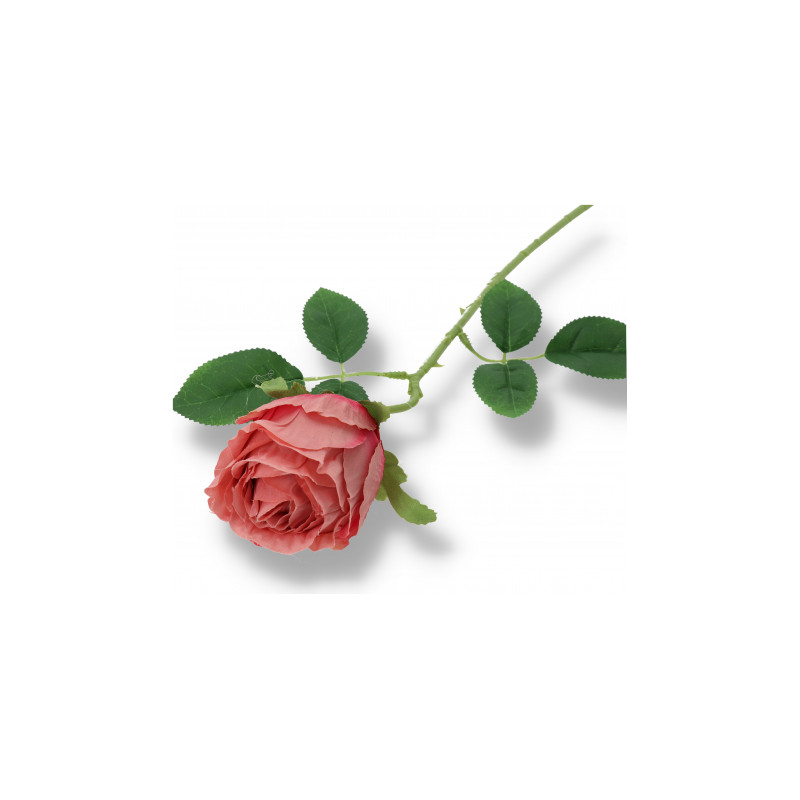 Gałązka róża dwa odcienie różu 50 cm
