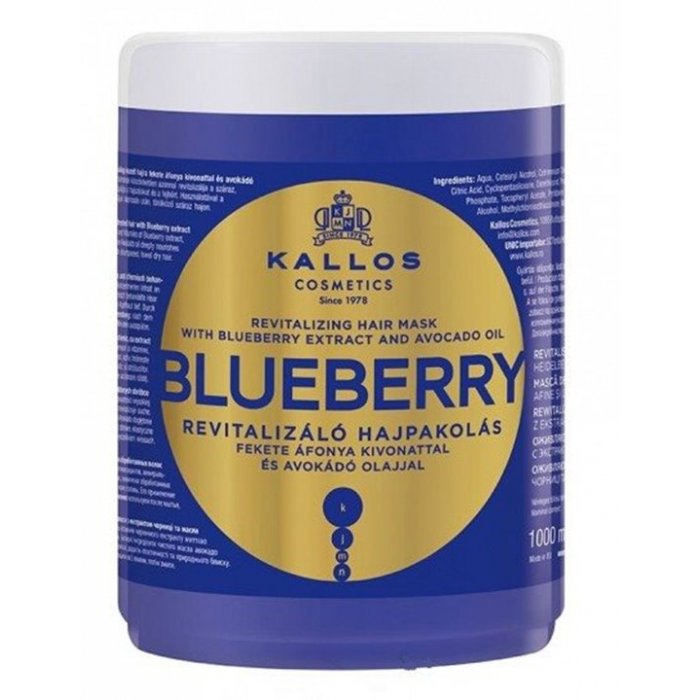 Maska Blueberry Kallos KJMN 1L