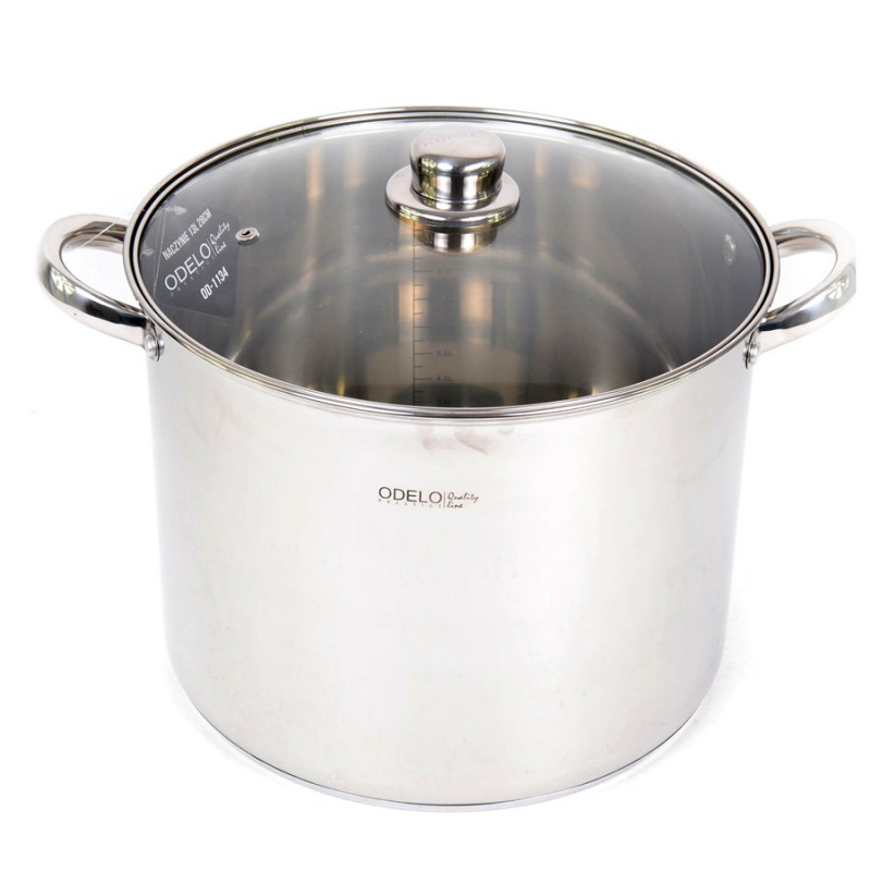 Garnek z pokrywką wysoki 13L ODELO 28cm