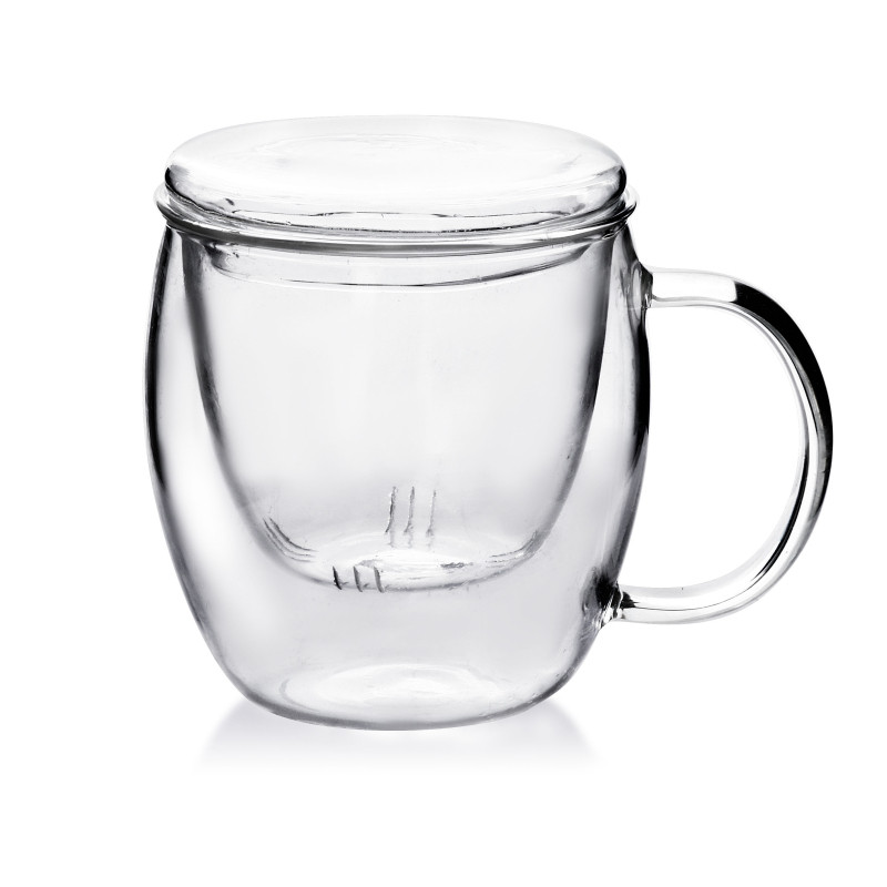Kubek szklany z zaparzaczem 500ml Peter