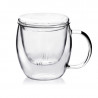 Kubek szklany z zaparzaczem 500ml Peter