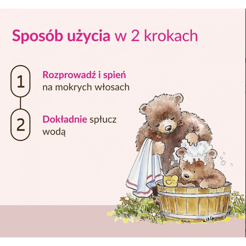 SYLVECO dla dzieci 3+ Szampon i odżywka 2w1