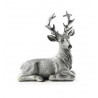 SANTA LILA Figura h18x15x7cm jeleń srebrny