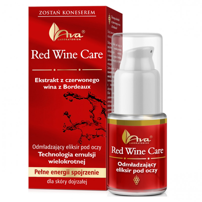 Odmładzający eliksir pod oczy Red Wine Care 15 ml Ava