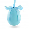 Figurka Jajko Flokowane Zawieszka Niebieskie 13 cm Wielkanoc Paula