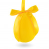 Figurka Jajko Flokowane Zawieszka Żółte 13 cm Wielkanoc Paula