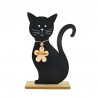 Figurka Kot Filcowy Czarny 24 cm Paula