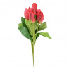 Bukiet Tulipany Sztuczne Czerwone 45 cm Saco