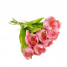 Bukiet Tulipany Sztuczne Jasny Róż 40 cm Saco