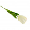 Gałązka Tulipan Sztuczny Biały 1 szt. 50 cm Saco
