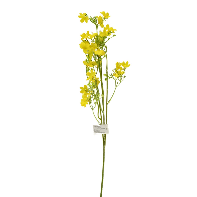 Bukiet Sztuczny Kwiaty Polne Drobne Żółte 66 cm Saco