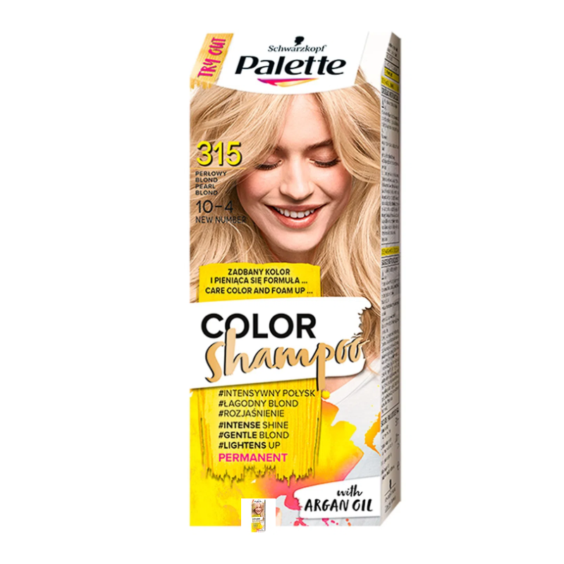 Palette Color Shampoo Szampon koloryzujący do włosów 315 (10-4) Perłowy blond