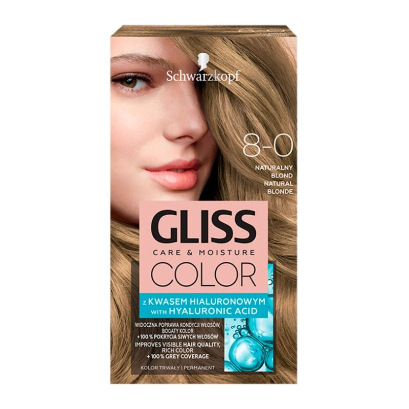 Gliss Color Farba do włosów naturalny blond 8-0