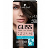 Gliss Color Farba do włosów naturalny ciemny brąz 4-0