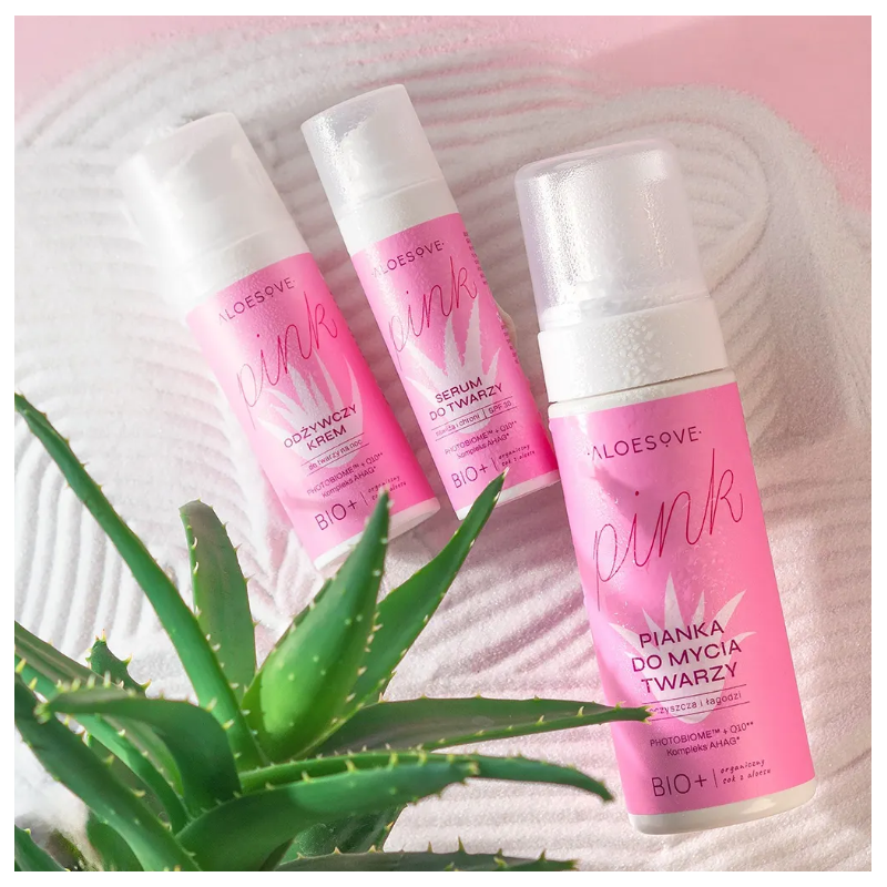 ALOESOVE PINK Krem nawilżający do twarzy na dzień SPF30 50ml Sylveco