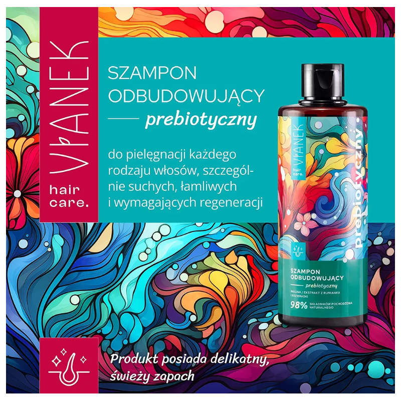 VIANEK Prebiotyczny szampon odbudowujący 300ml