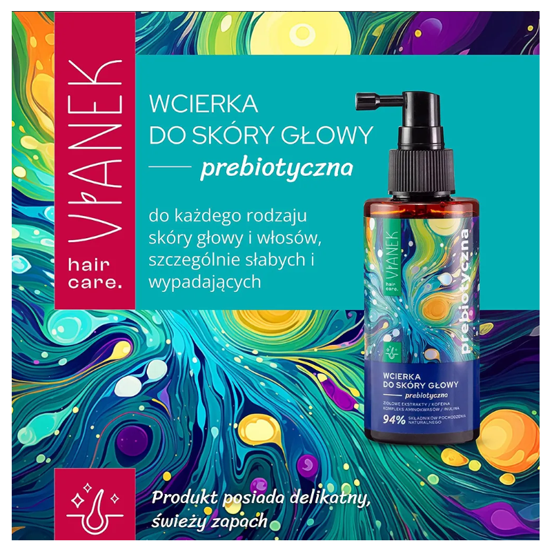 VIANEK Prebiotyczna rozgrzewająca wcierka do skóry głowy 150ml