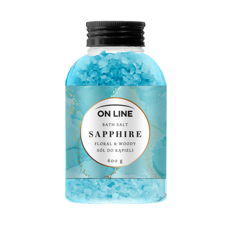 On Line BATH SALT Sól Do Kąpieli Saphire 600g