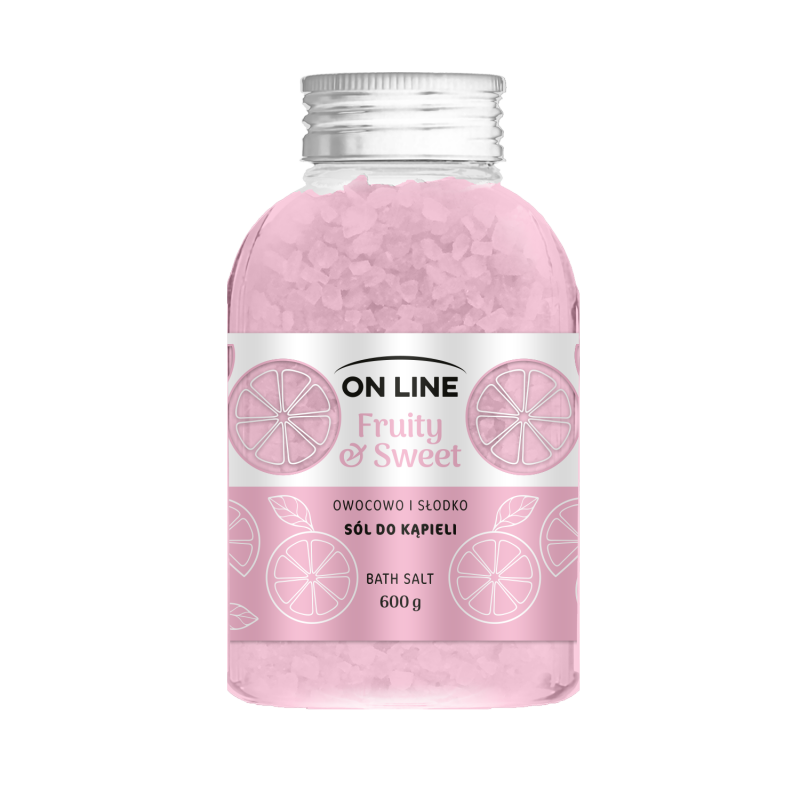 On Line Sól do kąpieli Fruity & Sweet  600g