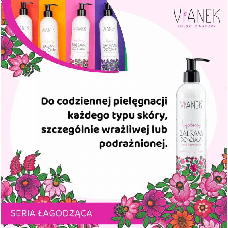 Łagodzący balsam do ciała Vianek