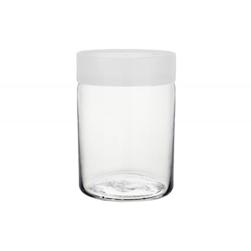 Pojemnik szklany słoik 890ml Biały Glasmark