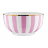 Salaterka porcelanowa Stripes Pink Florina 13 cm