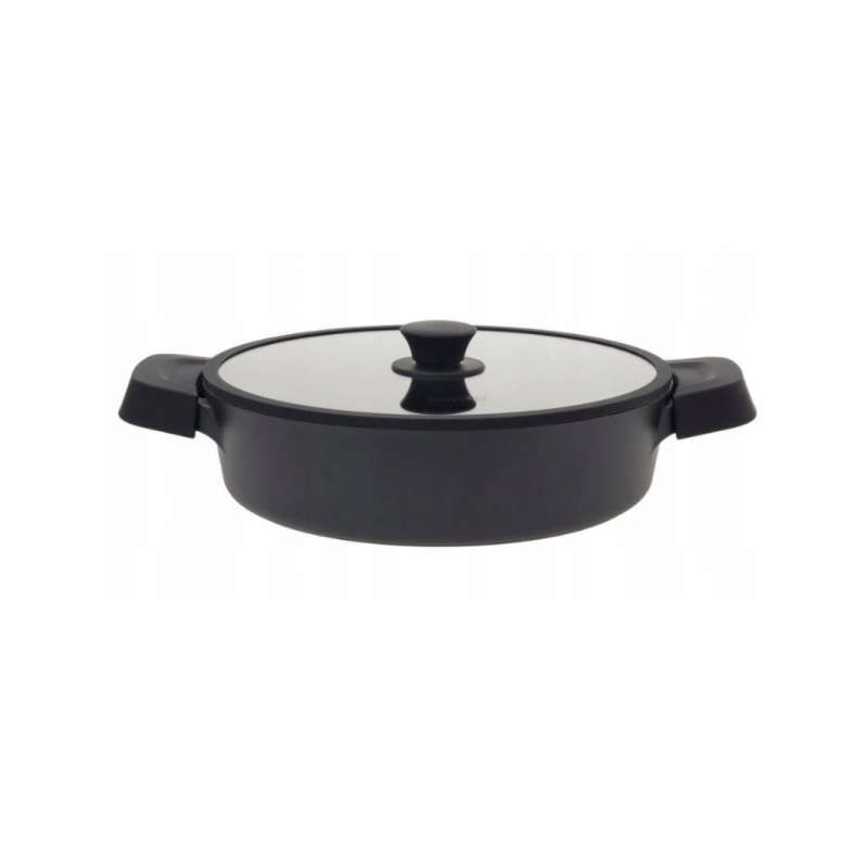 Patelnia okrągła niska z pokrywą HOBART 28 cm 3,5 l GREBLON C3