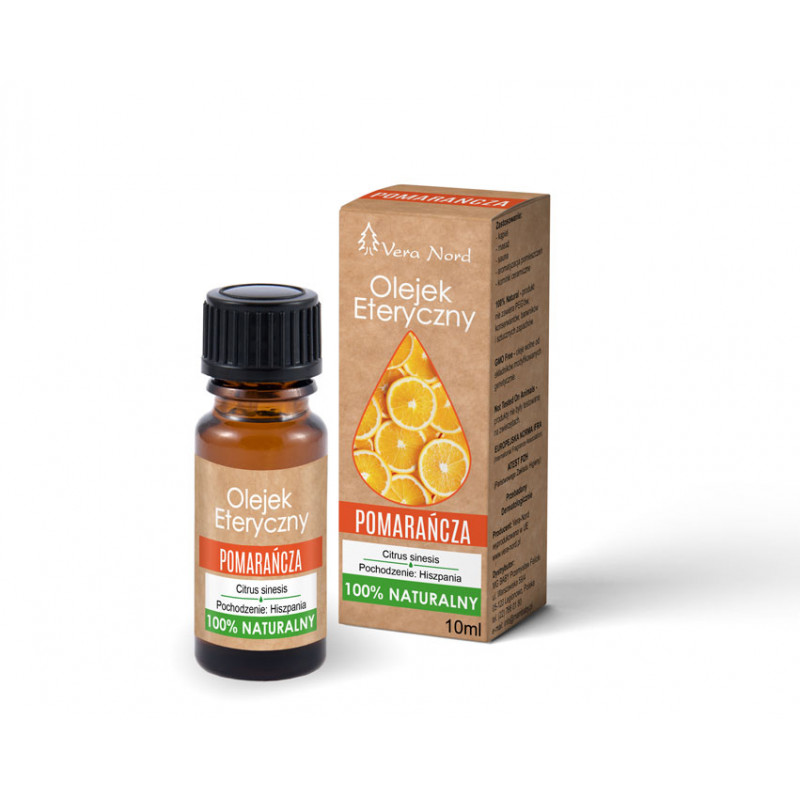 Olejek Eteryczny Pomarańcza 10ml Citrus sinensis Vera Nord